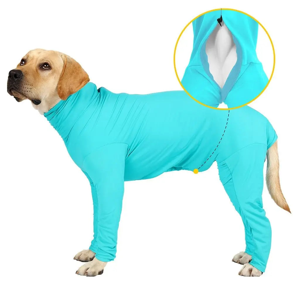 Dog Coat Long-sleeved Pet Dog Jumpsuit Soft Breathable Dog Pajamas Anti Shedding Comfortable Dog Soothing Clothes For Puppy Dogs